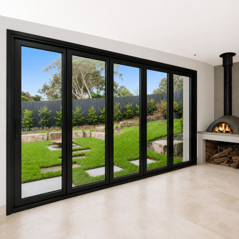 Aluminium Stacking Bifold Doors 5 Panel