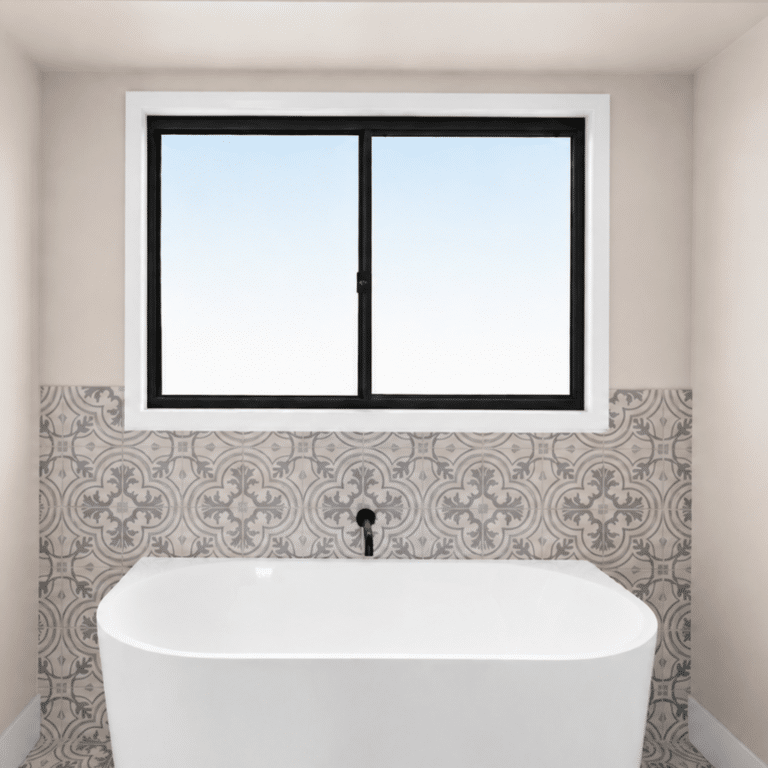 Aluminium Window with flyscreen