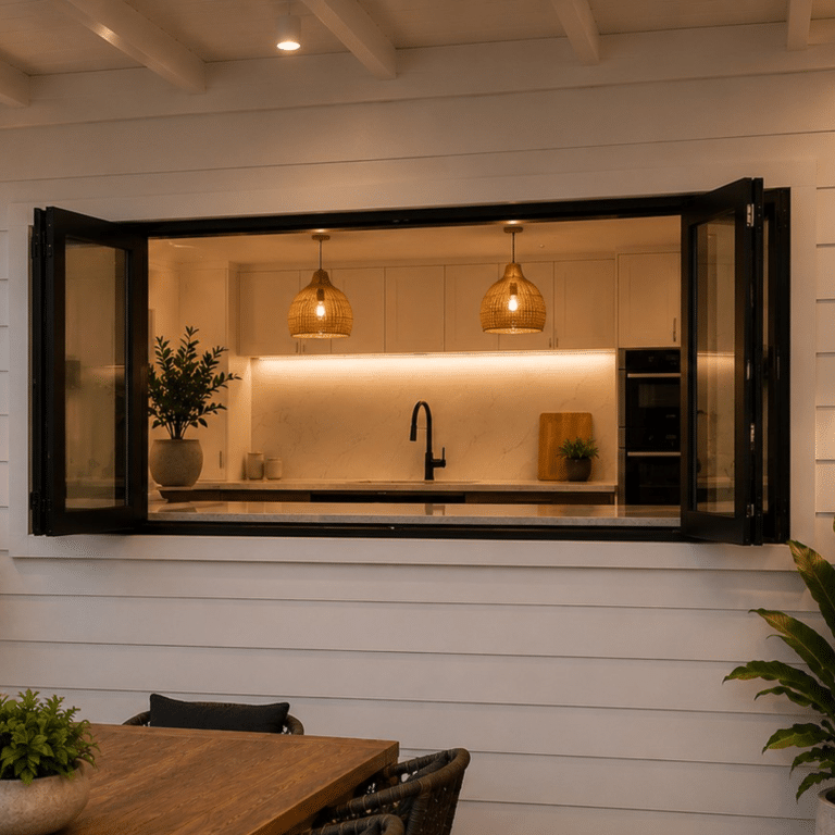 Aluminium French Bifold Window 4 Panel